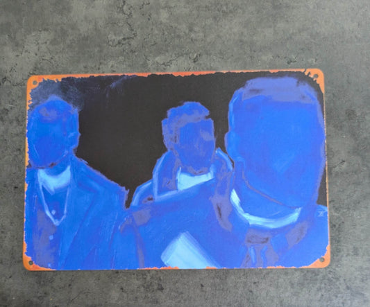 Plaque Métal Belly – Hommage Hip-Hop à Nas & DMX – 20×30 cm - Attelierr